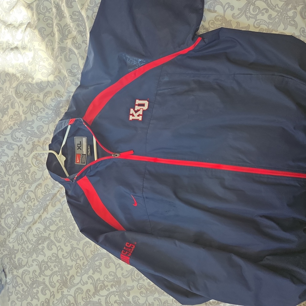 Nike KU Kansas full zip jacket